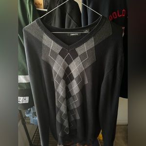 Black Sweater Vest long sleeve size L